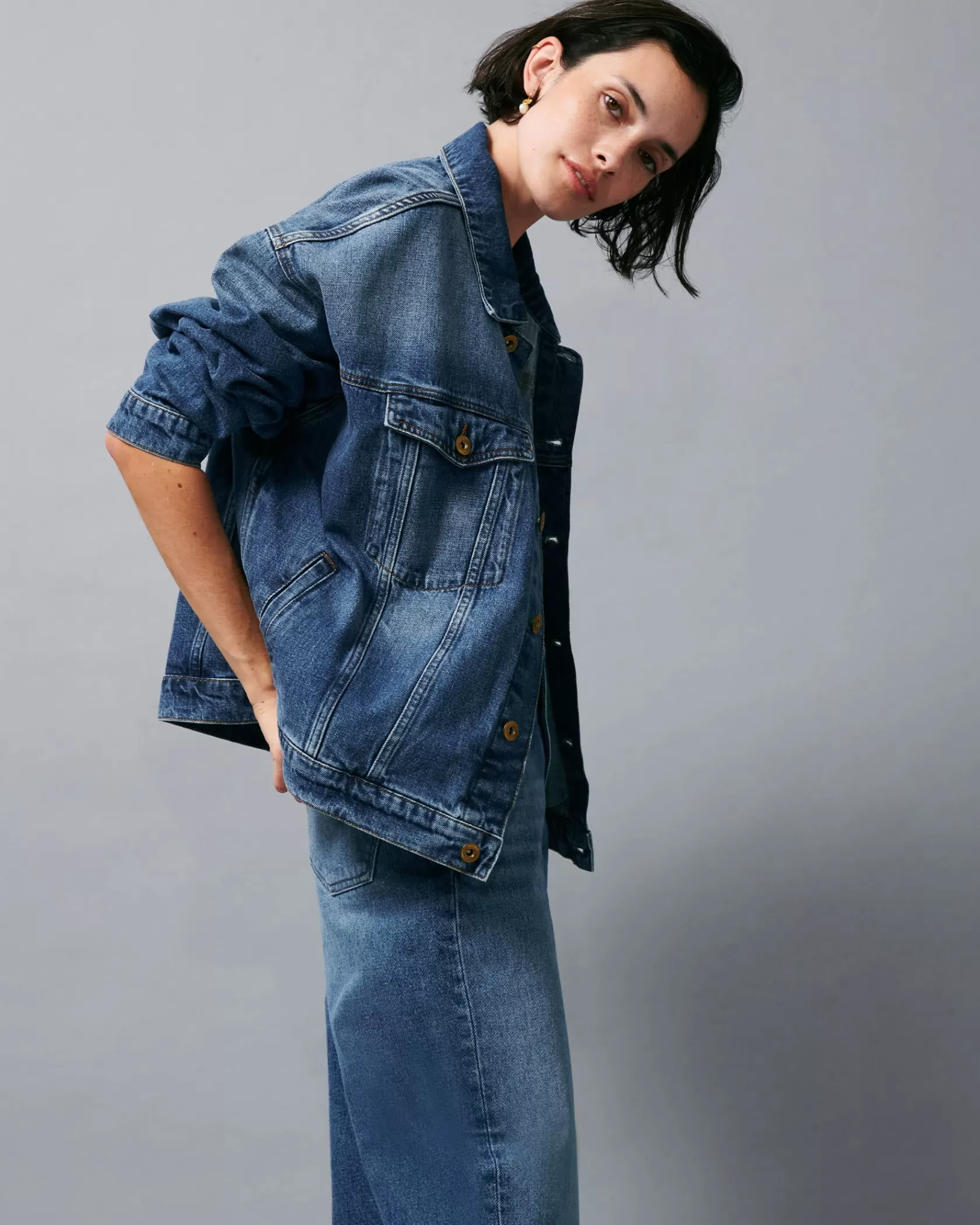 Vestes | Denim>Sessùn Costello VintageBlue