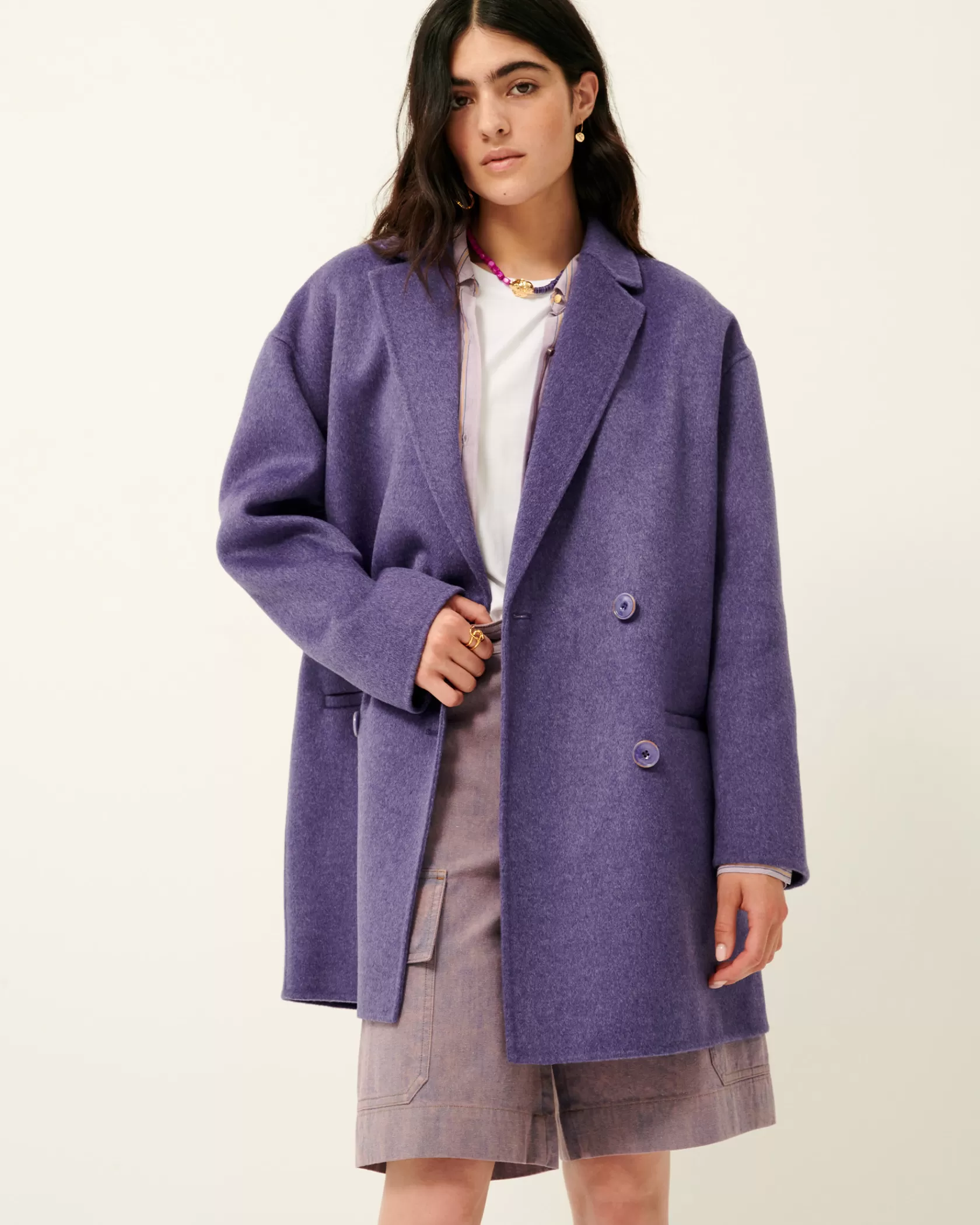 Manteaux>Sessùn Holm coat OrientBlue