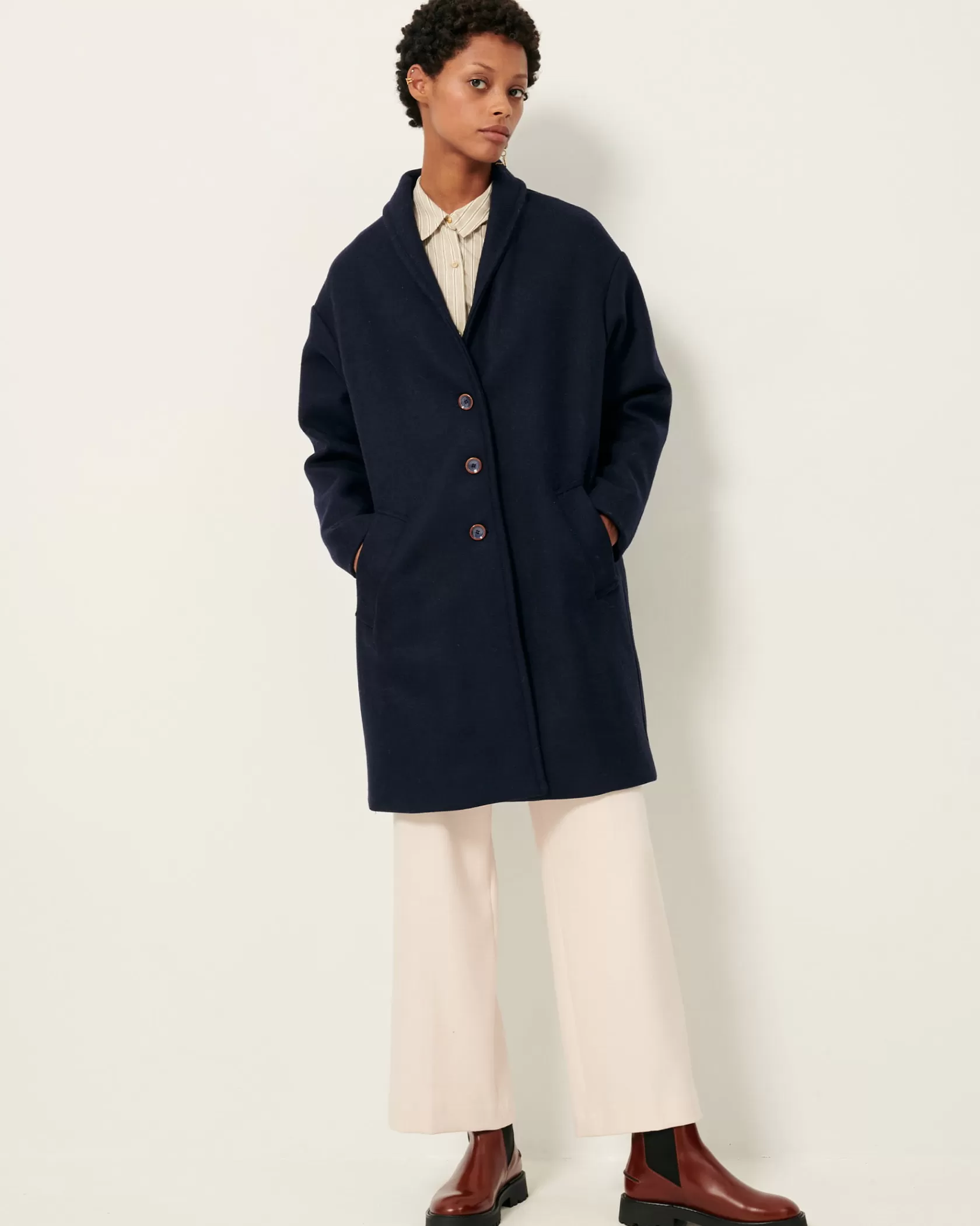 Manteaux>Sessùn Honore Navy