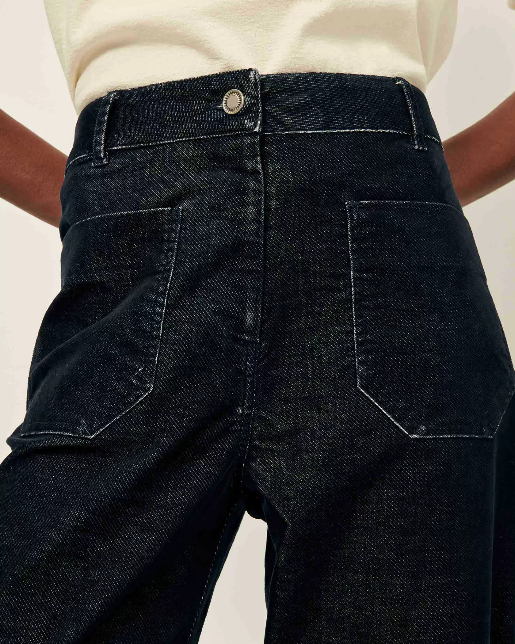 Pantalons>Sessùn Hudvelvet Navy