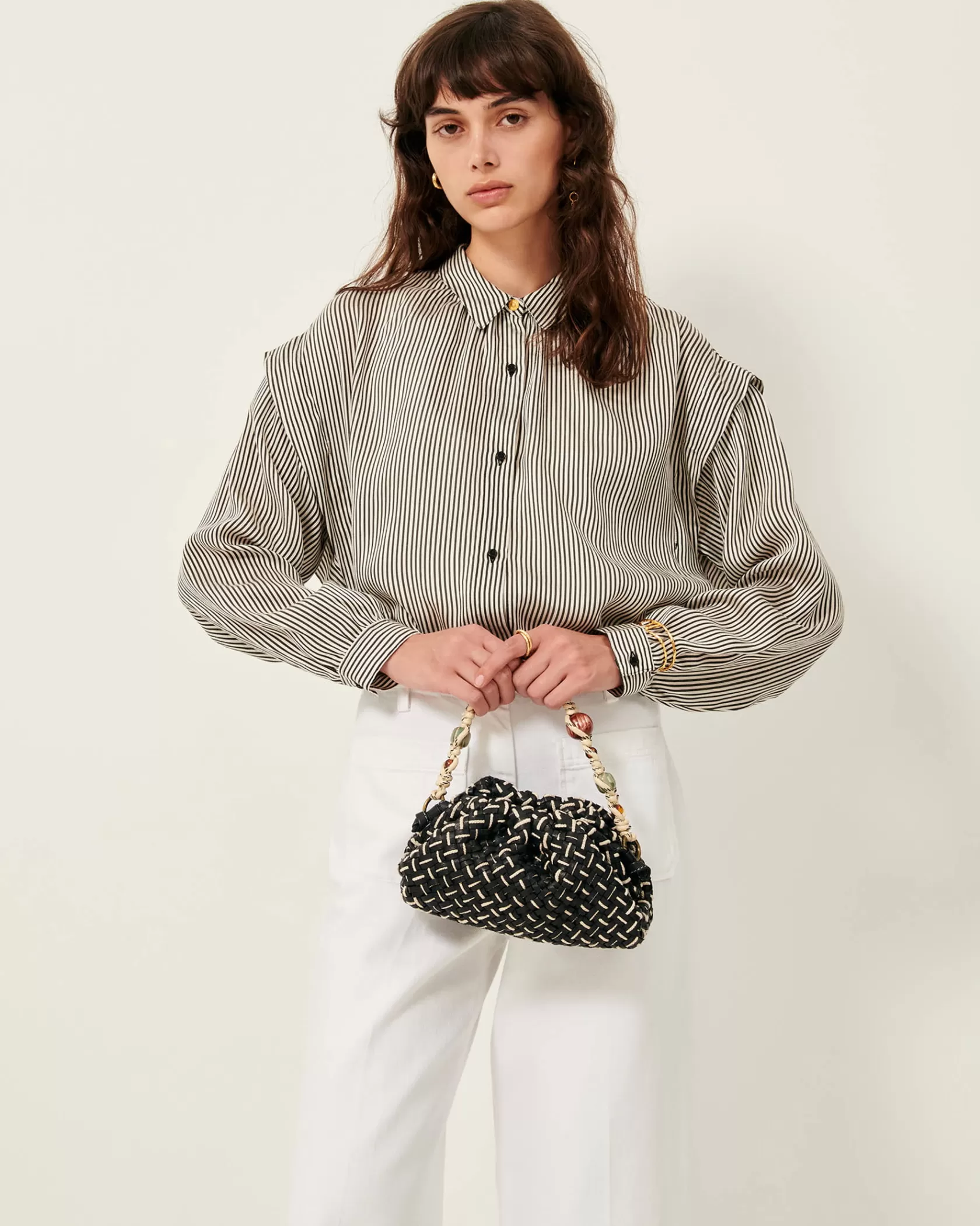 Chemises Et Blouses>Sessùn Pintalina Whiblack