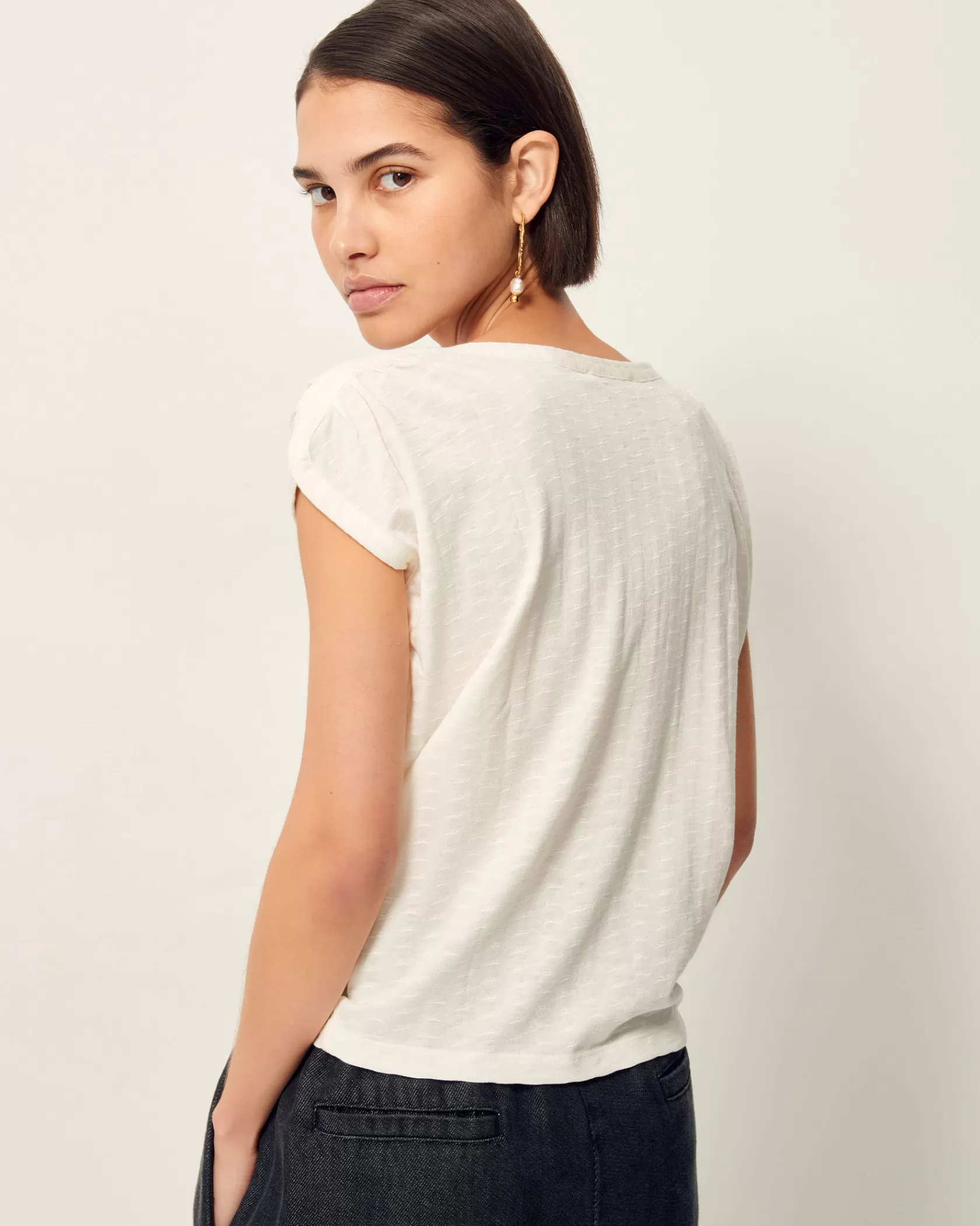 Maille | T-Shirts>Sessùn Sixtojacquard Moonless