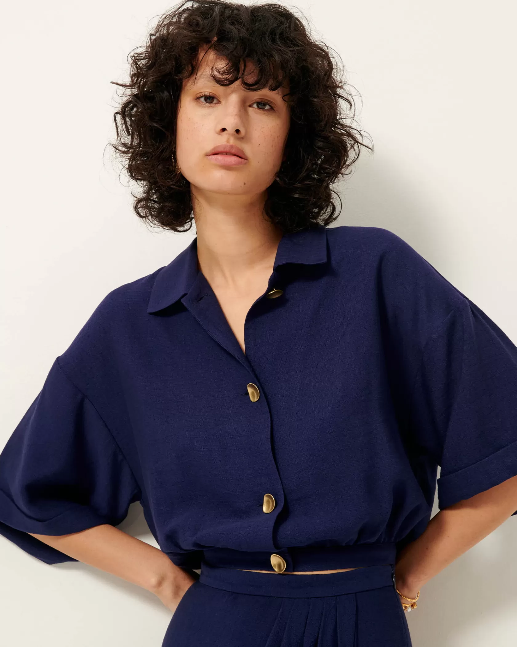 Chemises Et Blouses>Sessùn Vallina QueenBlue